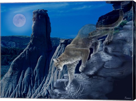 Framed Return Of The Badlands Print