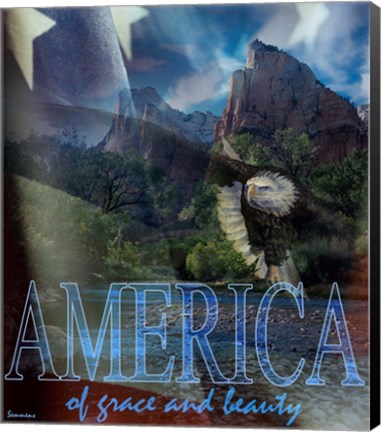 Framed Of Grace And Beauty 2 Print