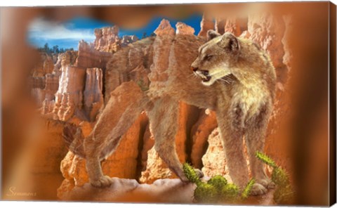 Framed Hidden Canyon 7 Print