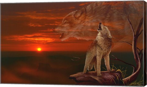 Framed Badlands Print