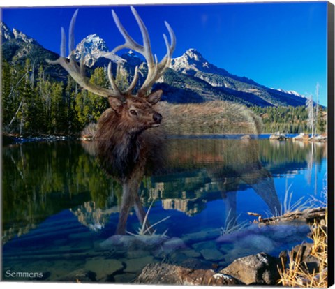 Framed On A Clear Day Print