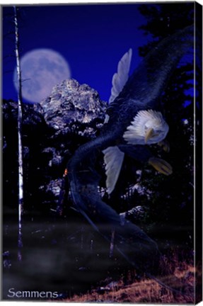 Framed Moonlight Prey Print