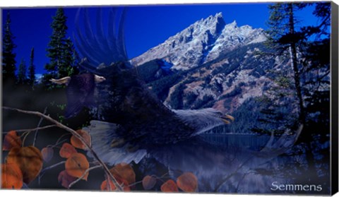 Framed Teton Autumn Print