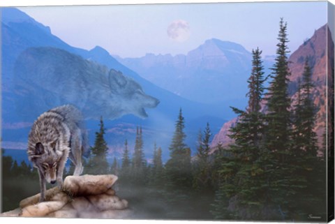 Framed Night Calls Print