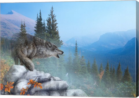 Framed Echoes Of Autumn Print