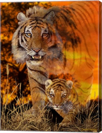 Framed Baby Steps Print