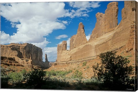 Framed Arches J Print