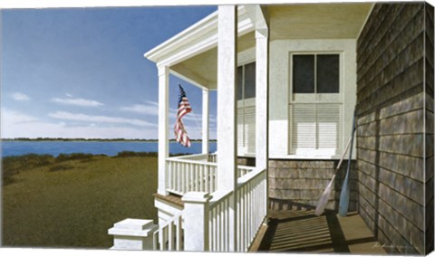Framed Porch View Print