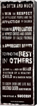 Framed Transit Success Print