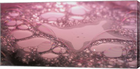 Framed Water Reflecting Purple Print