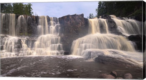 Framed North Shore Waterfalls I Print