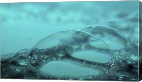 Framed Water Reflecting Blue Print