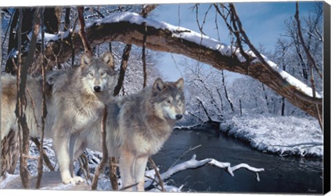 Framed At River&#39;s Edge Print