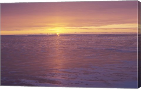Framed Lake Superior Sunset 31 Print