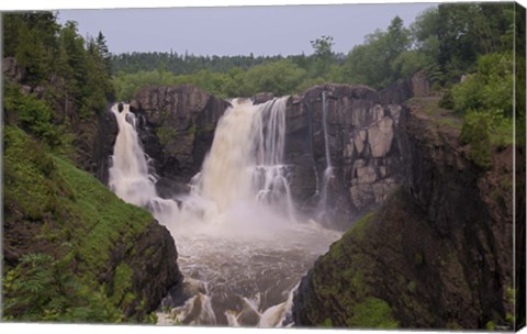 Framed North Shore Rocky Waterfalls I Print