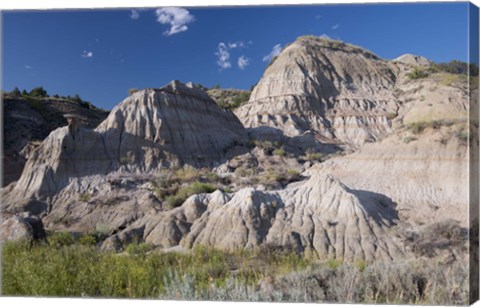 Framed White Mountain Rock Terrain Print