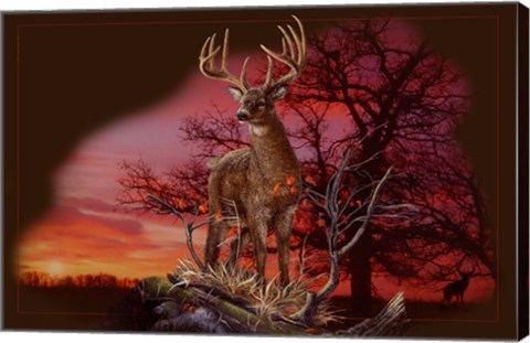 Framed Red Autumn Print