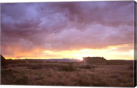 Framed Canyonland Sunset 1 Print