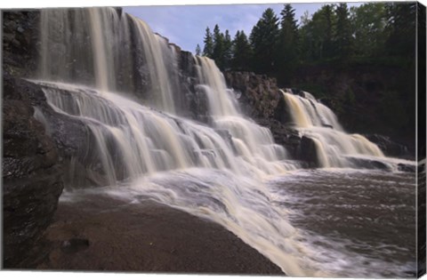 Framed North Shore Waterfalls II Print