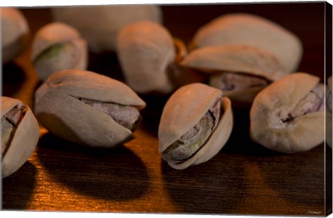 Framed Pistachios Closeup Print