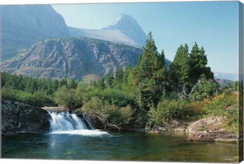 Framed Daytime Falls Print