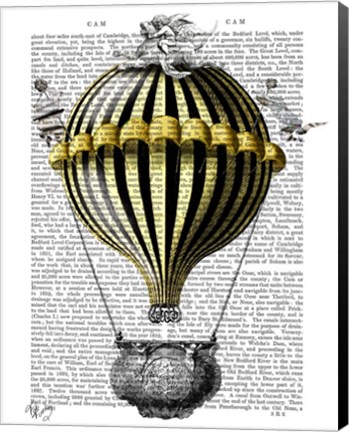 Framed Baroque Fantasy Balloon 2 Print