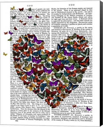 Framed Butterfly Heart Print