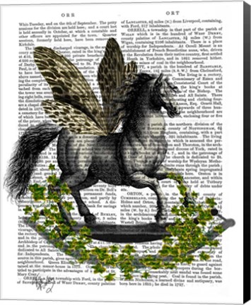 Framed Rocking Horse Fly Print