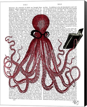 Framed Intelligent Octopus Print