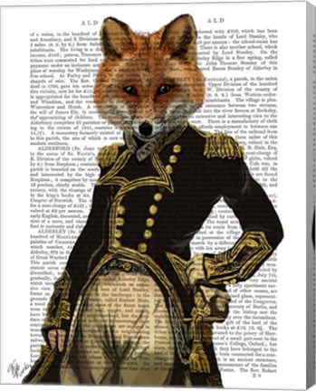 Framed Admiral Fox Full I Print