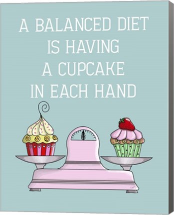 Framed Balanced Diet Print