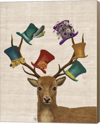 Framed Hat Collector Deer Print