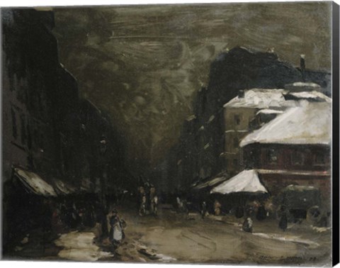 Framed Snow, 1899 Print