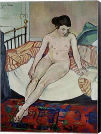 Framed Female Nude, 1922 Print