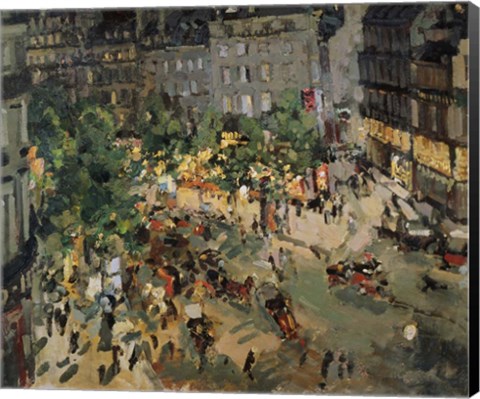 Framed Boulevard des Capucines, Paris Print