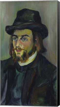 Framed Portrait of Erik Satie (1866-1925), 1892-93 Print