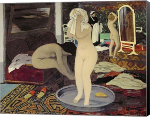 Framed Women at Their Toilette, 1897 Print