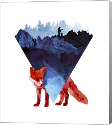 Framed Risky Road Print