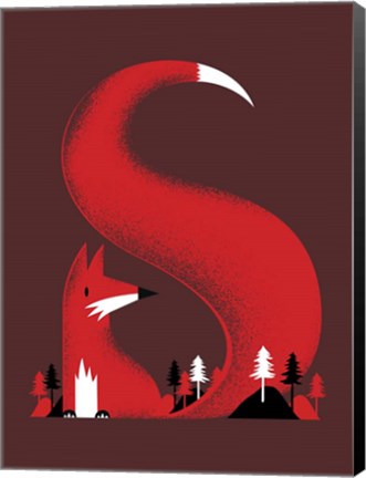 Framed S Like Fox Print