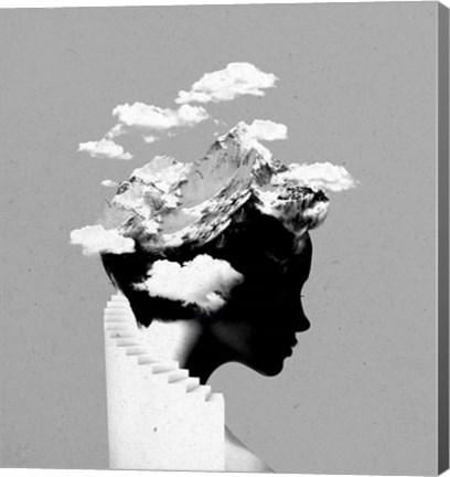 Framed Its A Cloudy Day Print