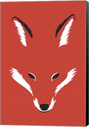 Framed Foxy Shape Print