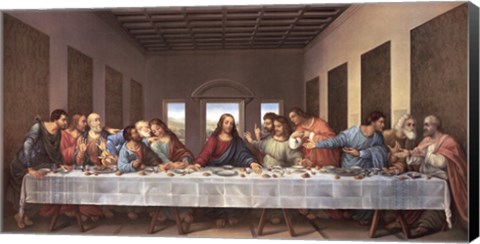 Framed Last Supper Print