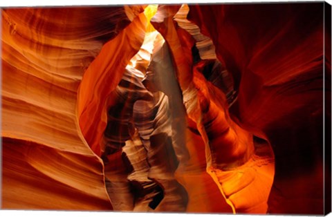 Framed Slot Canyon, Upper Antelope Canyon, Page, Arizona Print