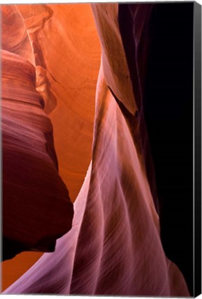 Framed Upper Antelope Canyon, Eroded Sandstone Print