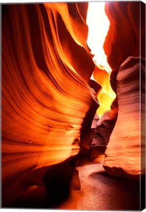 Framed Antelope Canyon Silhouettes in Page, Arizona Print