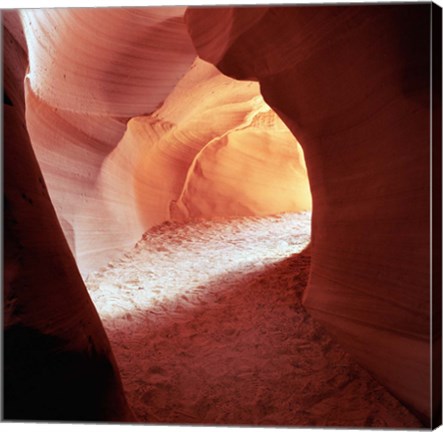 Framed Upper Antelope Canyon, Slot Canyons Print