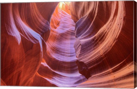 Framed Antelope Canyon, Navajo Tribal Park III Print