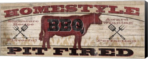 Framed Homestyle BBQ I (Cow) Print