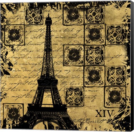 Framed B&amp;G Tour Eiffel Print