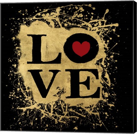 Framed Heart of Gold 1V Print